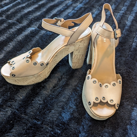 EUC Coach Platform Heels April size 9.5 Beechwood - Picture 4 of 8